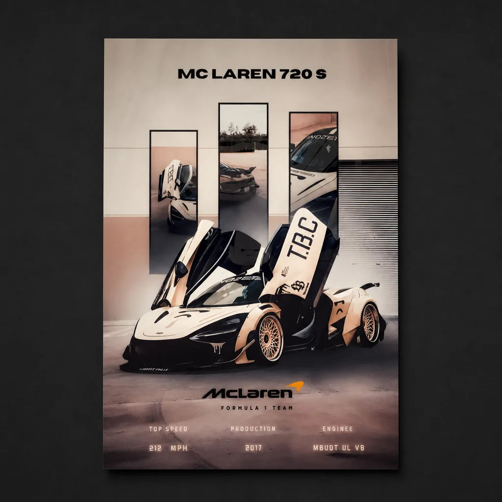 [Scale AI] catalog_packshot — Poster McLaren 720S