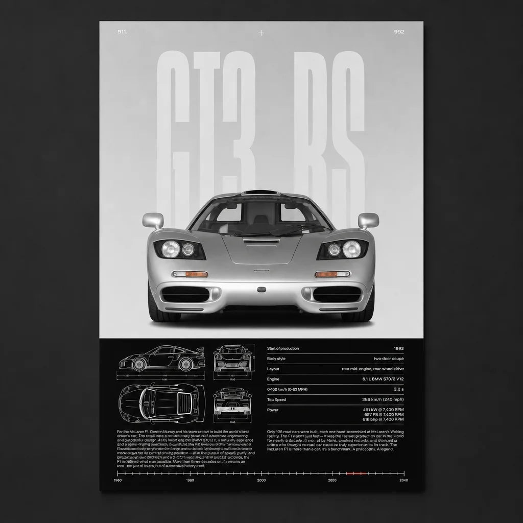 [Scale AI] catalog_packshot — Poster McLaren F1 1992