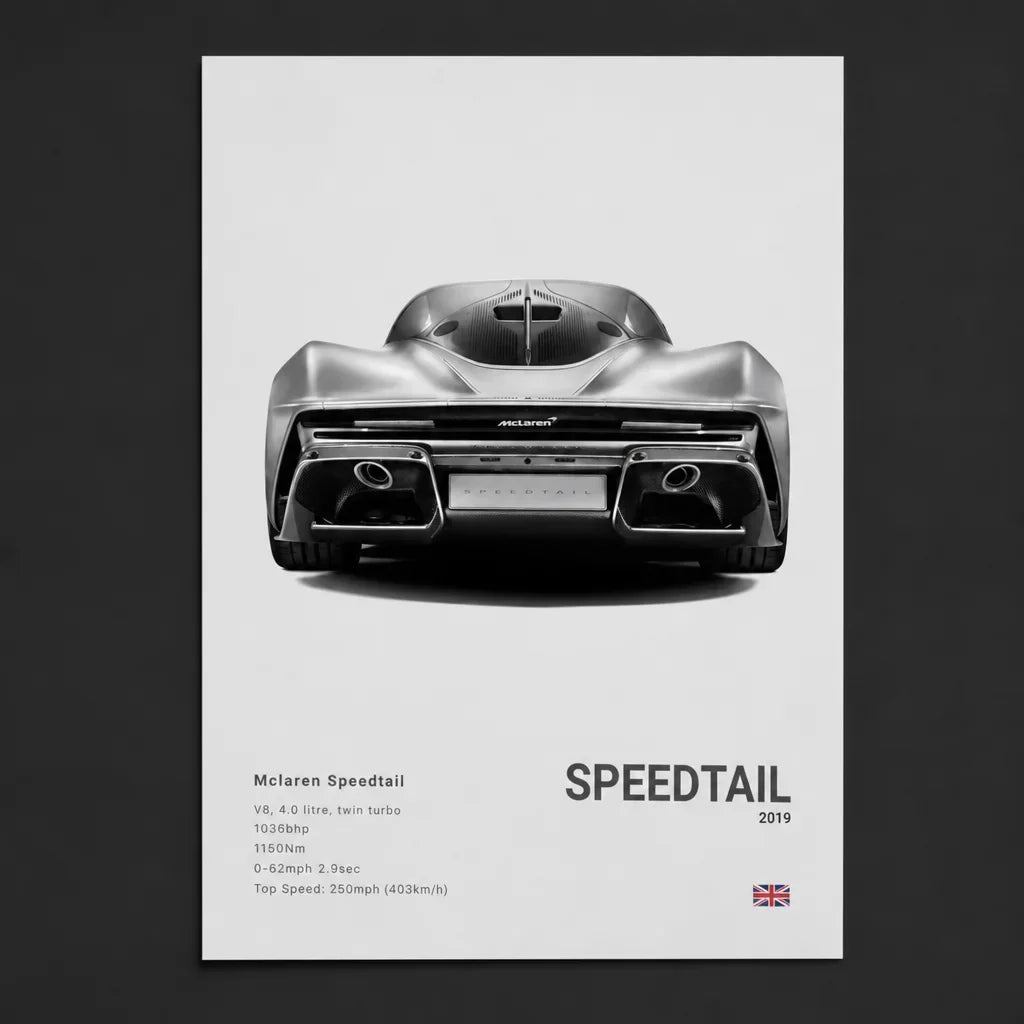 [Scale AI] catalog_packshot — Poster McLaren Speedtail