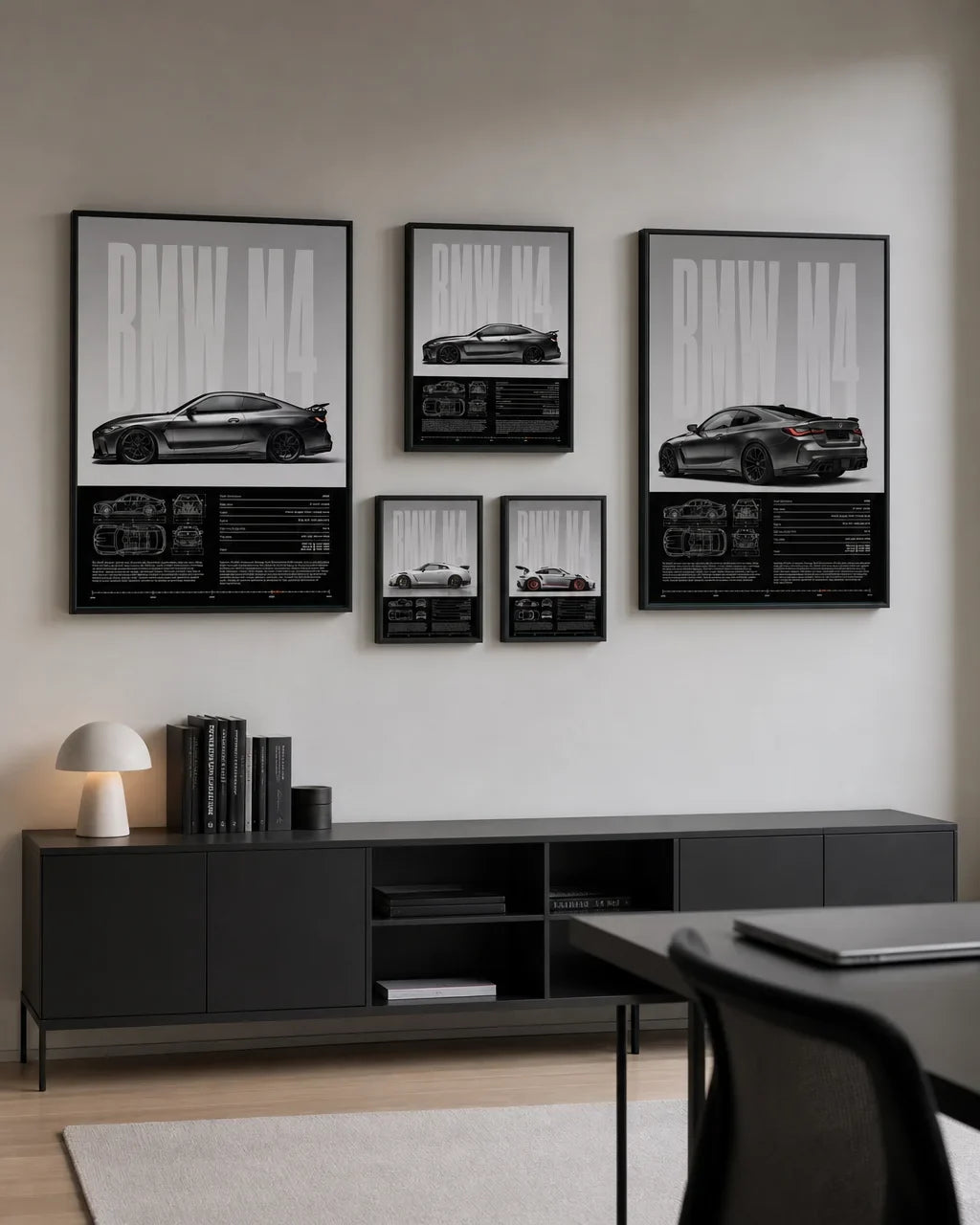 [Scale AI] lifestyle — Poster BMW M4 encadré