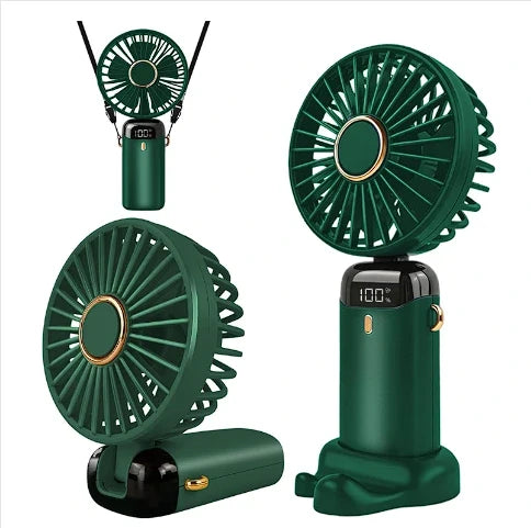 Ventilateur AirZen - 3 vues plié, sur socle, suspendu