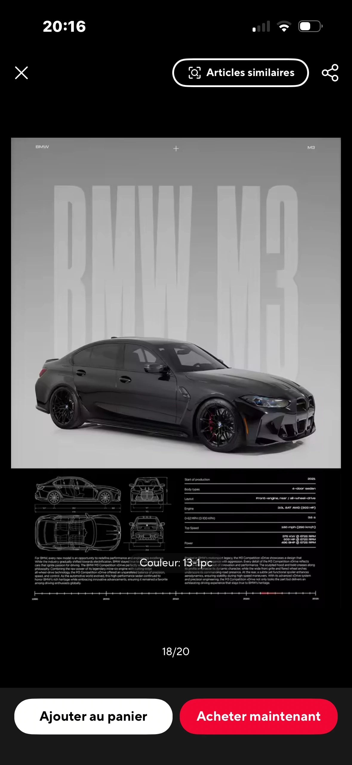 Poster BMW M3