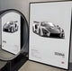 Mise en scène du poster McLaren Senna