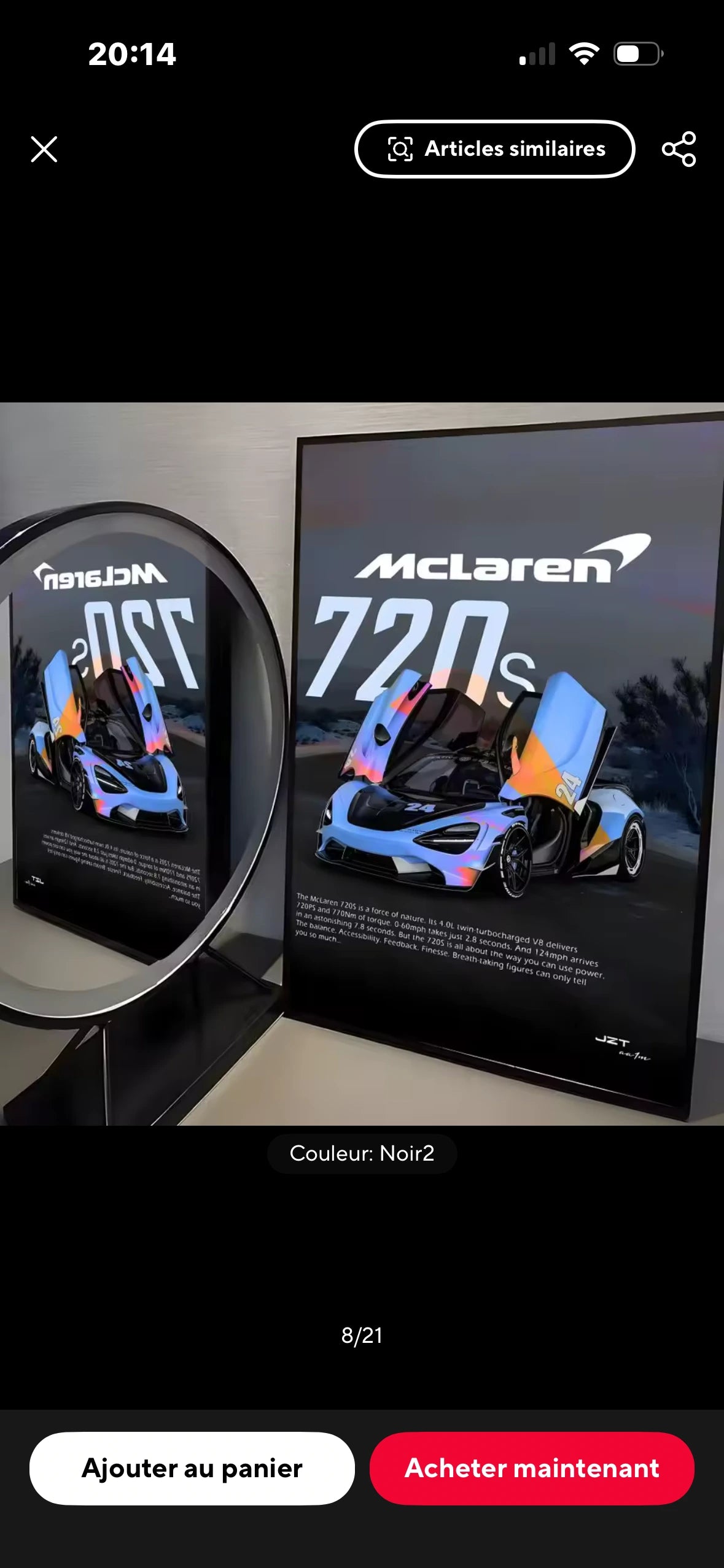 Poster McLaren 720S