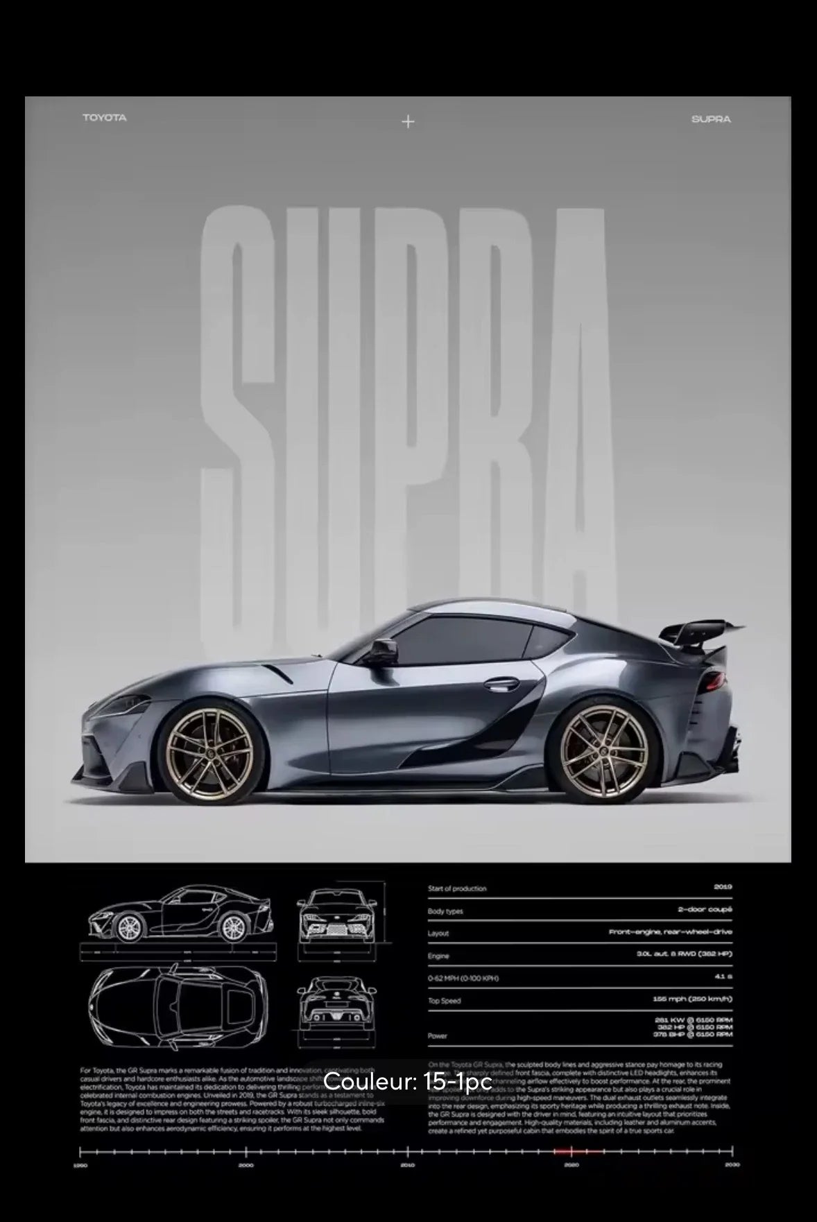 Poster Toyota GR Supra