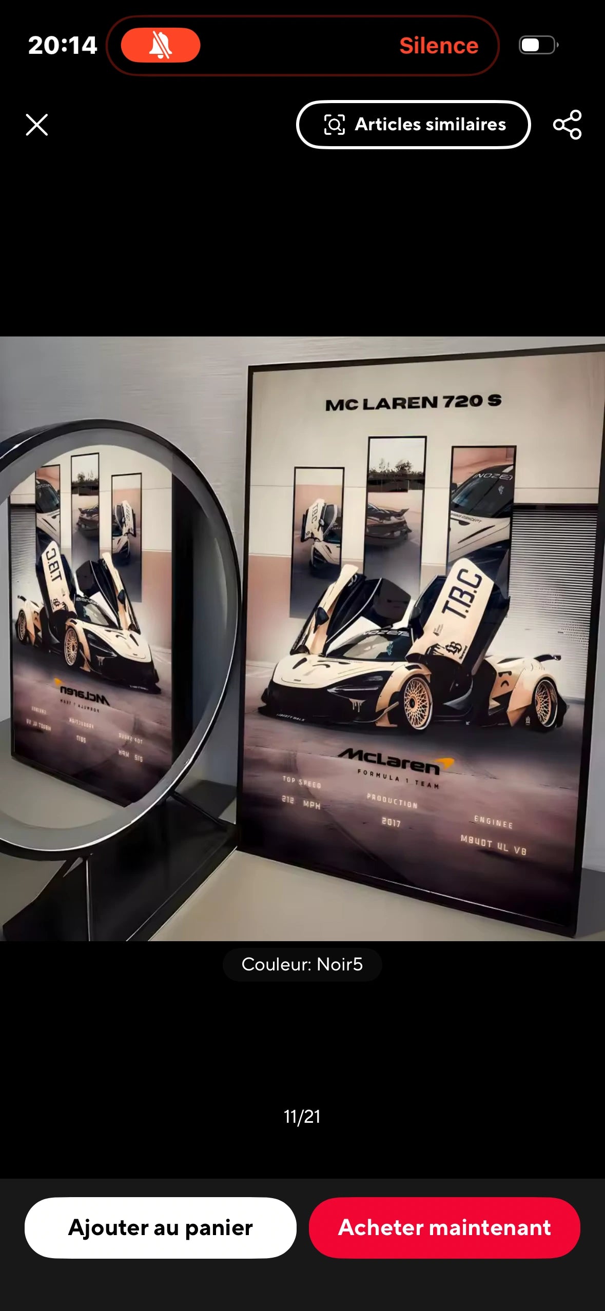 Poster McLaren 720S