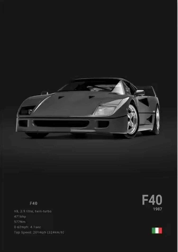 Poster Ferrari F40