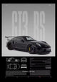 Poster Porsche 911 GT3 RS vue avant