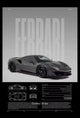 Poster Ferrari 488 Pista
