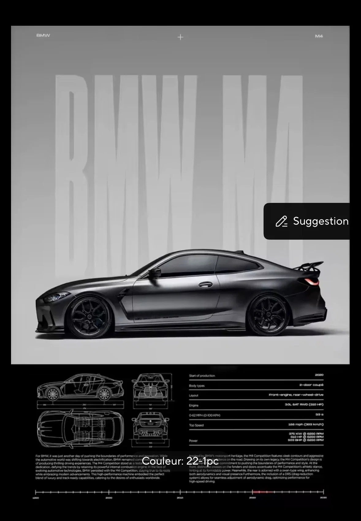 Poster BMW M4