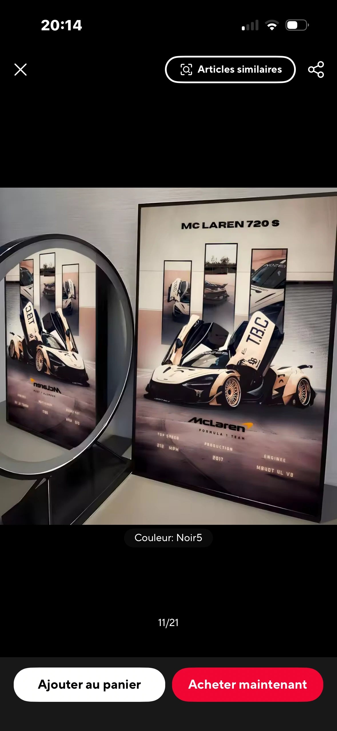 Poster McLaren 720S