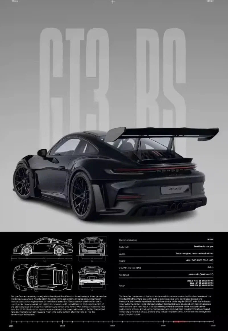 Poster Porsche GT3 RS
